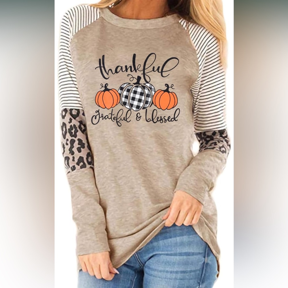 Women’s Long Sleeve Casual - Thanksgiving